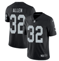 Men's Las Vegas Raiders #32 Marcus Allen color rush Football jersey black